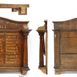 Honour board for the GUOOF Carrington Lodge No. 2547