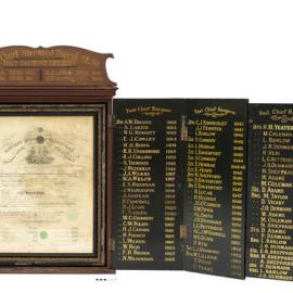 Honour Board,Court Sherwood Forest No. 8258, AOF, 1912-1982 