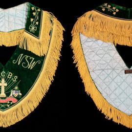 Masonic collar for the [Hibernian Australasian Catholic Benefit Society]