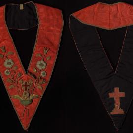 Masonic collar for the Scottish Rite, pelican and crucifix