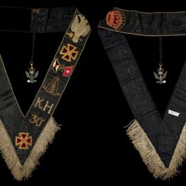 Masonic sash, K.H. 30°