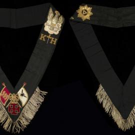 Masonic sash, Scottish Rite, 30th degree, 'Knights of Heredom'