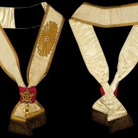 Masonic sash, 33rd degree