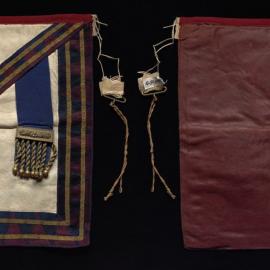 Apron, F E Delprado, Royal Arch Degree Freemasonry