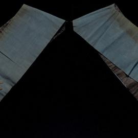 Masonic collar with gold symbols - plumb, level and chisel [Order of the Eastern Star]