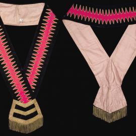 Red and black sash, Ancient Independent Order of Odd Fellows