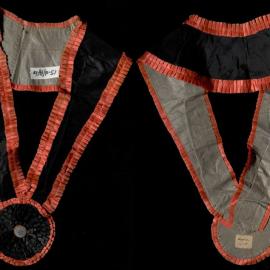 Sash, Ancient Independent Order of Odd Fellows, black with red trim