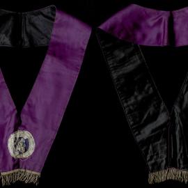 Ancient Independent Order of Odd Fellows, purple sash, VG