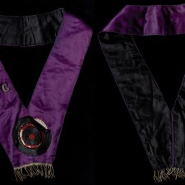 Ancient Independent Order of Odd Fellows, with PNG and black and red rosette