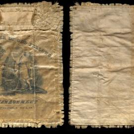 Apron, silk, GUOOF Committee of Management 19th century