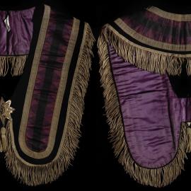 GUOOF, purple collar with black and gold detail