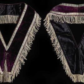 GUOOF, purple velvet collar with silver detail, D.S. 