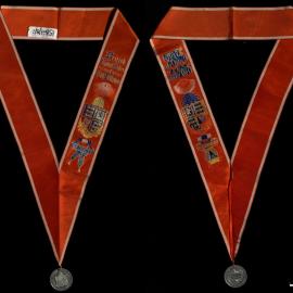 British United Order of Odd Fellows, ribbon with medallion