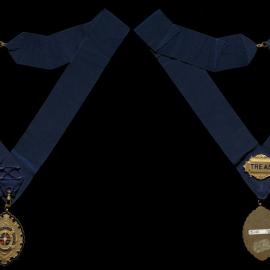 National Independent Order of Oddfellows, collarette with medallion