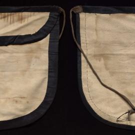 Masonic apron with black trim