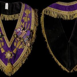 Collar, M.U.I.O.O.F. with medals dedicated to John Maher, 1981-1998