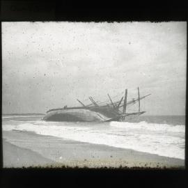 "SS Durisdeer", Stockton Beach, NSW, 1895