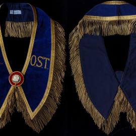 Order of Sons of Temperance collar, E.C., made by P Blashki and Sons