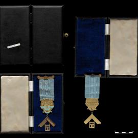 Masonic lapel pins, G B Anderson, Rippon Lea Lodge No. 337, 1965-1966