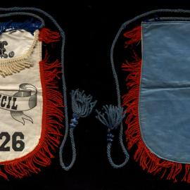 Apron for the Order of United American Mechanics, Peacedale Council No. 26
