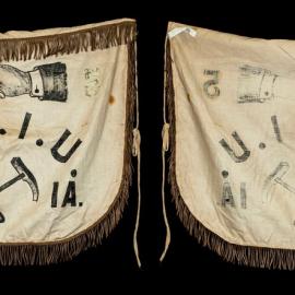 Apron, trade-oriented, USA, [Bricklayers and Masons Industrial Union, B and MIU No. 5 IA