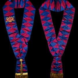 Sash, with embroidered R.O.H.