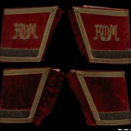 Masonic cuffs, Royal Antediluvian Order of Buffaloes, K.O.M.