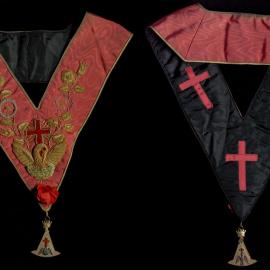 Collar, Masonic Rose Croix 18th Degree, Gordan Row