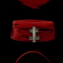 Knights templar, red perceptor cap