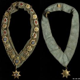 Collar chain, ROAB, Pride of Galville Lodge No. 82, J G Niland