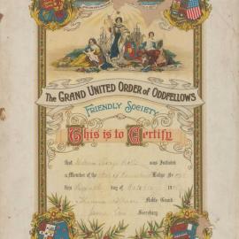 Grand United Order of Oddfellows, William George Rolls, 1918