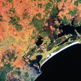 Satellite image, Newcastle Region, NSW