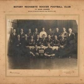 Botany Rechabite football club, Glanville Memorial Cup winners, 1925