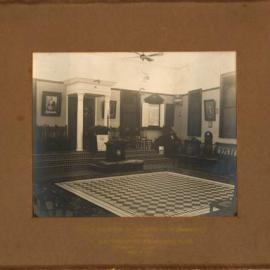 Photograph of Lodge Kilwinning - Orient Newtown, presented to Lodge Harmony, Newcastle