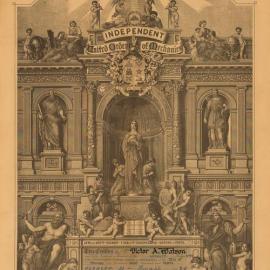 Certificate, Victor Watson, Independent United Order of Mechanics, 1940