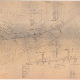 Plan of Singleton camp, Singleton, NSW, 25 February 1955