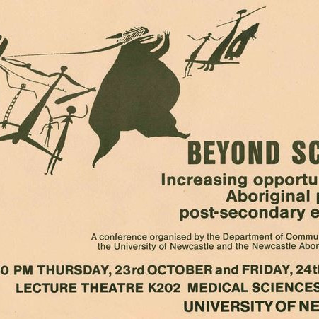 Dr Eve Fesl speaks at Aboriginal Education National Conference, University of Newcastle, 1986.