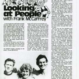 "Looking at People with Frank McCaffrey" - Sue Beisty