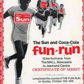 The Sun and Coca-Cola Fun Run - Sue Beisty, 1974
