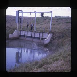 Albion Canal floodgates, NSW, 1969