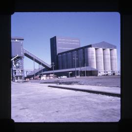 Grain silos, Carrington, NSW, 1970