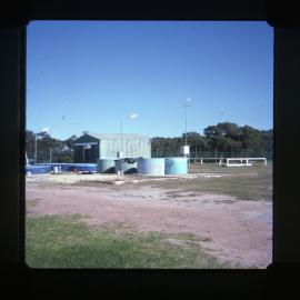 Port Stephens Fish Research Station, ponds for bringing spawn out, NSW, 1975
