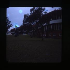 Front of Rankin Park Hospital, New Lambton Heights, NSW, 1976
