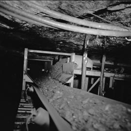 Wollondilly Extended Coalmine, underground mining operations, Burragorang Valley, NSW, 1960