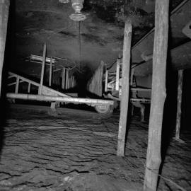 Wollondilly Extend Coalmine, underground coal mining operations, Burragorang Valley, NSW, 1960