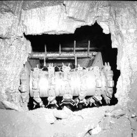 Underground film production shots, continuous miner, Coalcliff Colliery, NSW, 1960