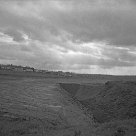 Construction site for new Titan Manufacturing complex, Mayfield, NSW, 1958