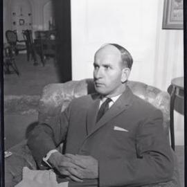 [Mr E Rayfield] with note book, NSW, 1961