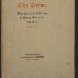 The Germ: Thoughts towards Nature in Poetry, Literature and Art