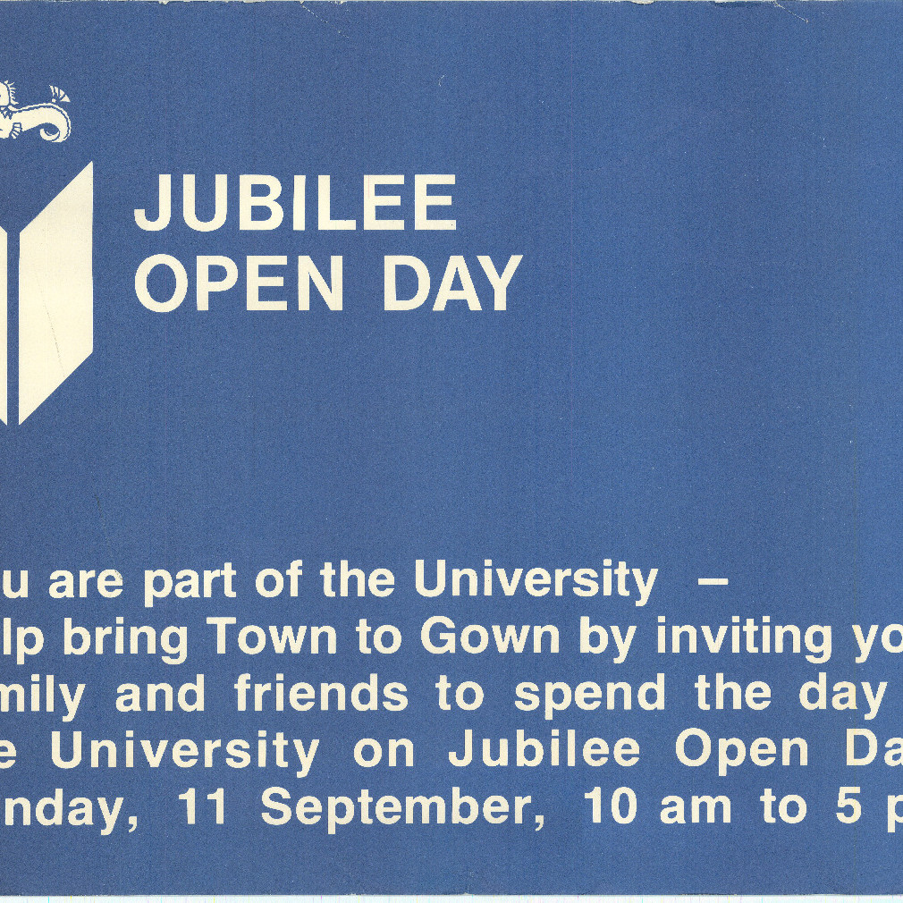 Poster "Jubilee Open Day"
